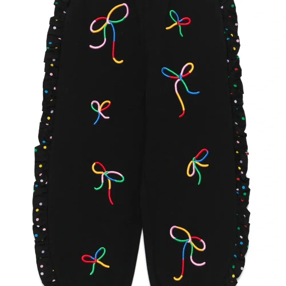 Брюки с вышивкой