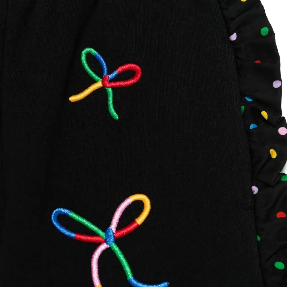 Брюки с вышивкой