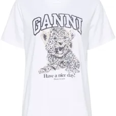 Футболка из джерси с леопардовым принтом