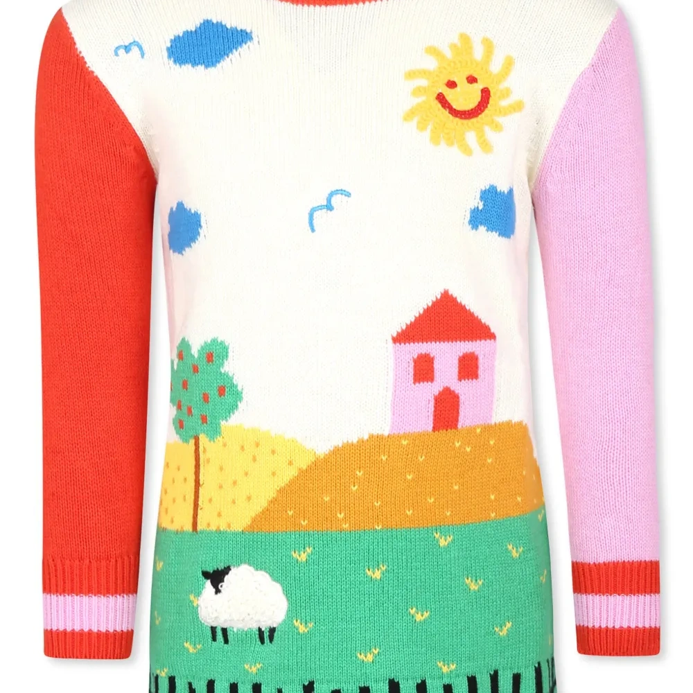 Платье с графичным принтом