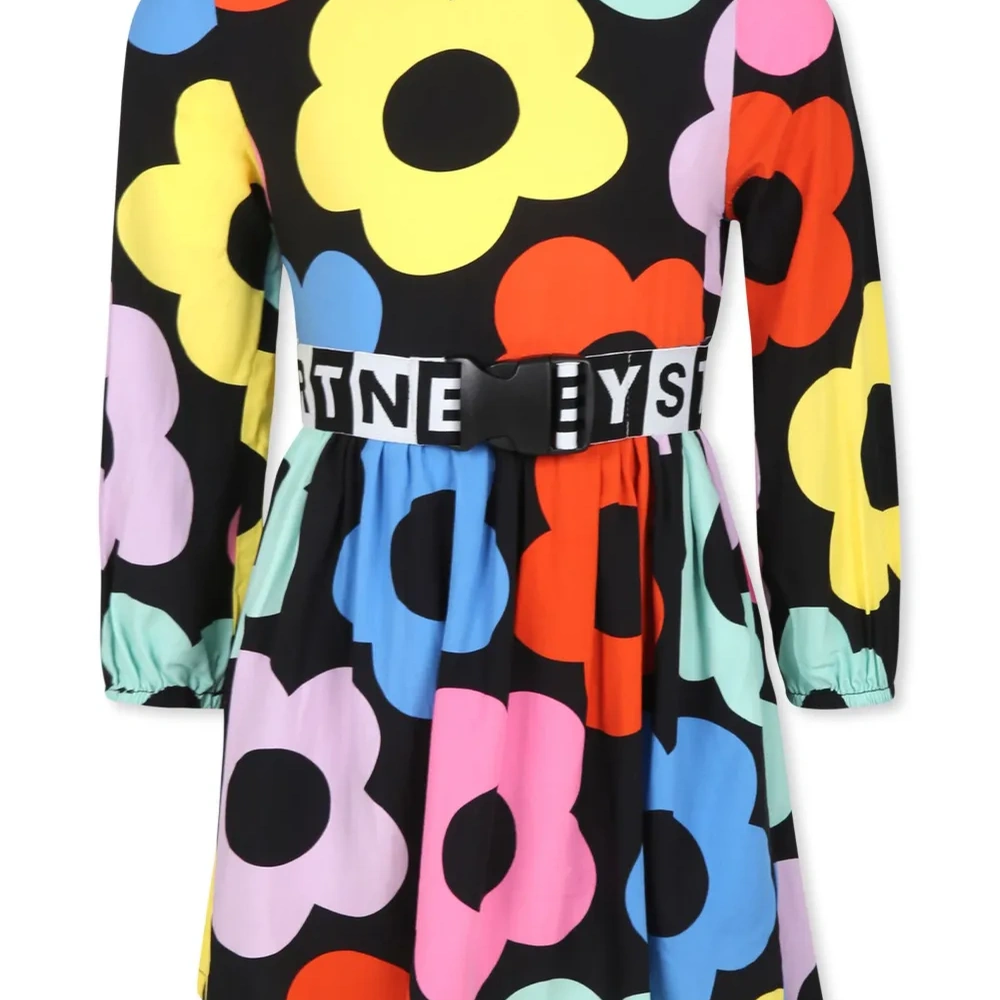 Платье с цветочным принтом