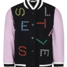 Бомбер с вышитым логотипом