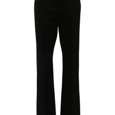 Прямые брюки с декоративной пряжкой Прямые брюки с декоративной пряжкой