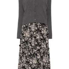 Комплект из кардигана и платья Комплект из кардигана и платья