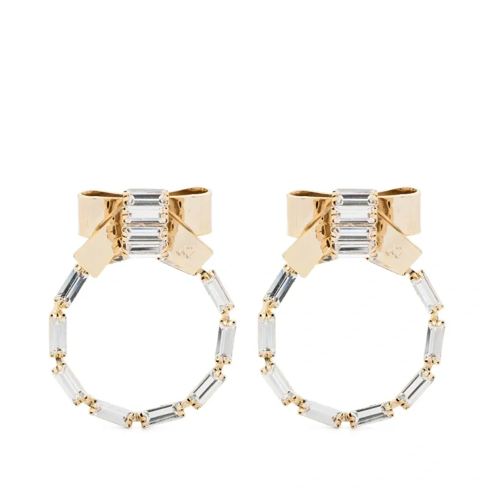 Серьги с бантами