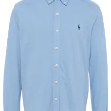 Рубашка с вышитым логотипом