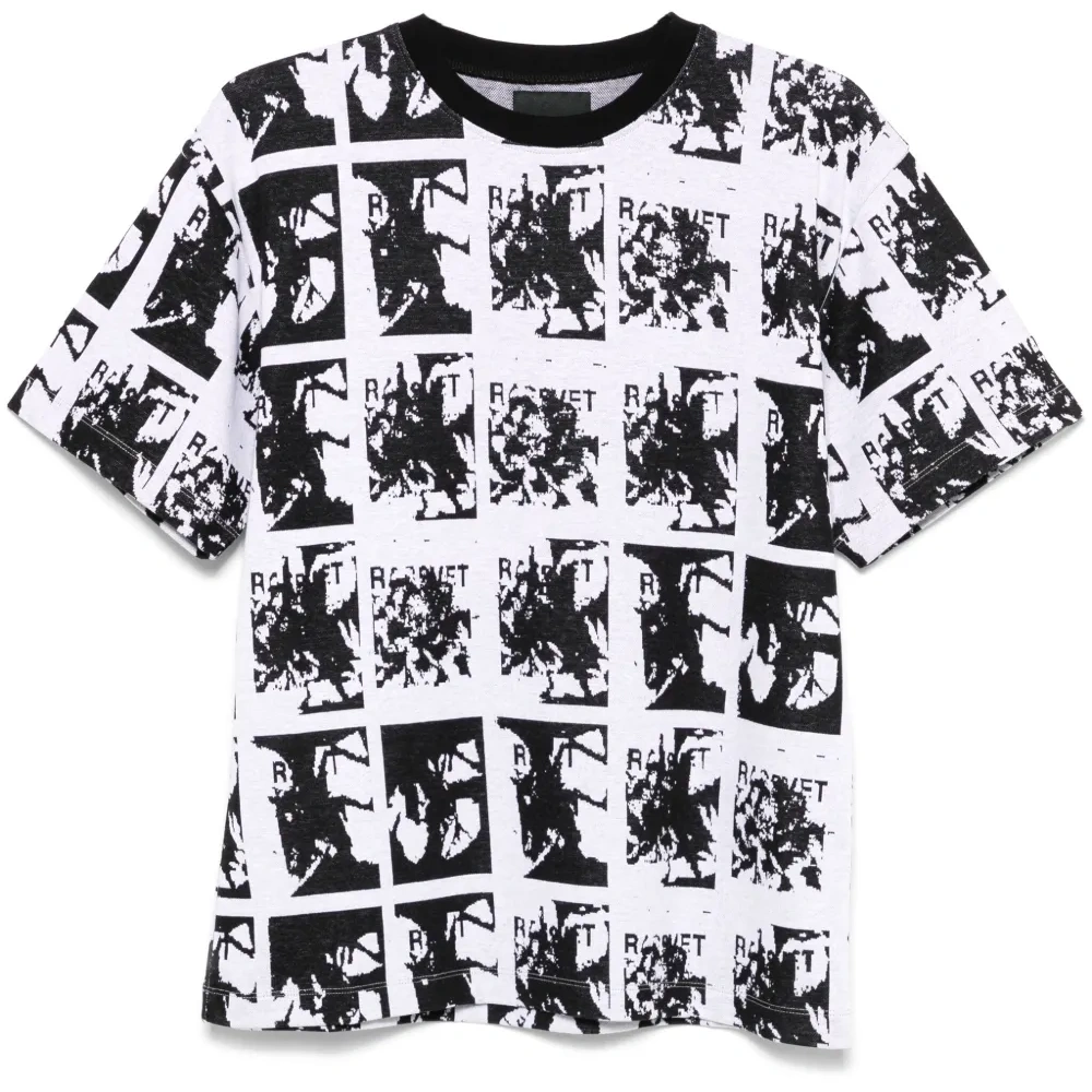 Жаккардовая футболка с узором