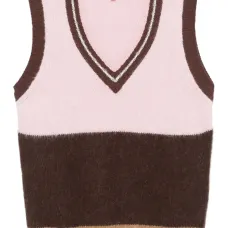 Топ с V-образным вырезом