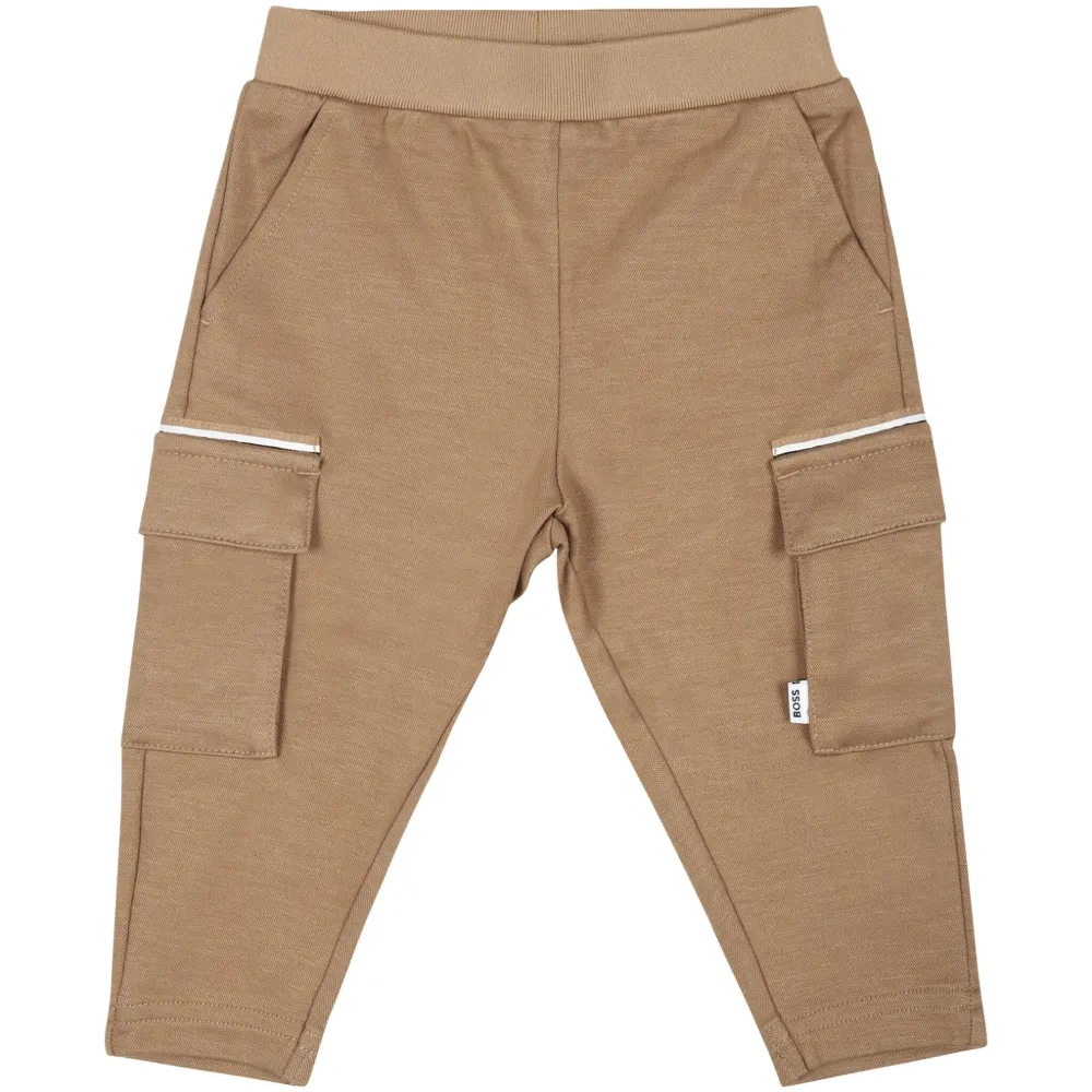 Брюки с отделкой в рубчик