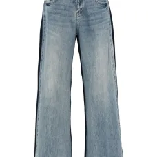 Джинсы в стиле колор-блок Джинсы в стиле колор-блок