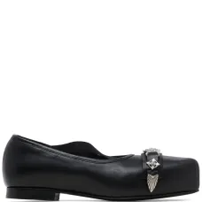 Балетки с пряжкой