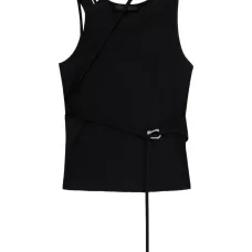 Драпированный топ с ремешками Драпированный топ с ремешками