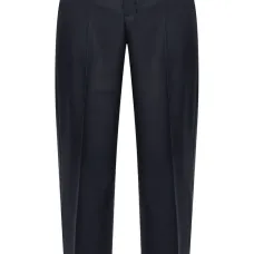 Брюки строгого кроя из вирджинской шерсти