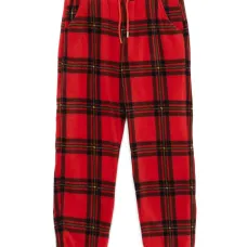 Спортивные брюки в клетку тартан