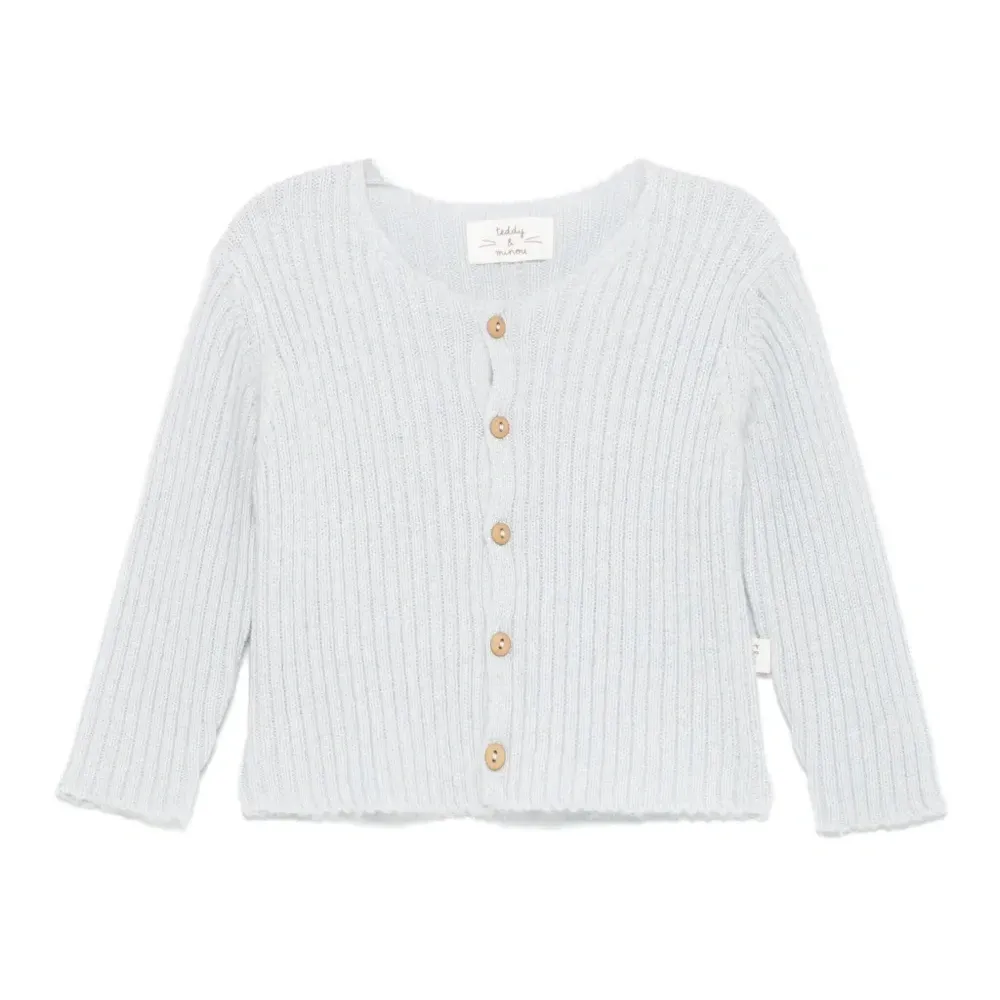 Кардиган в рубчик