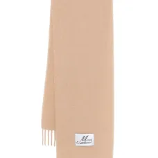 Шарф с нашивкой-логотипом