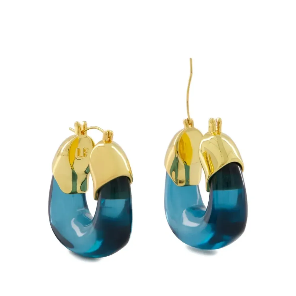 Скульптурные серьги-кольца