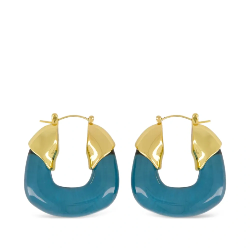 Скульптурные серьги-кольца