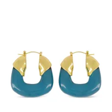 Скульптурные серьги-кольца