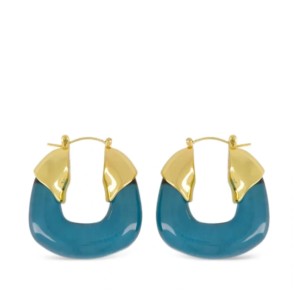 Скульптурные серьги-кольца