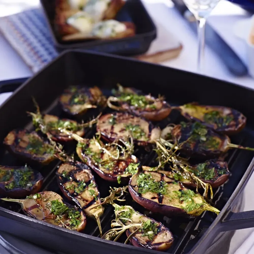 Чугунная сковорода-гриль Square