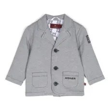 Пиджак с вышитым логотипом