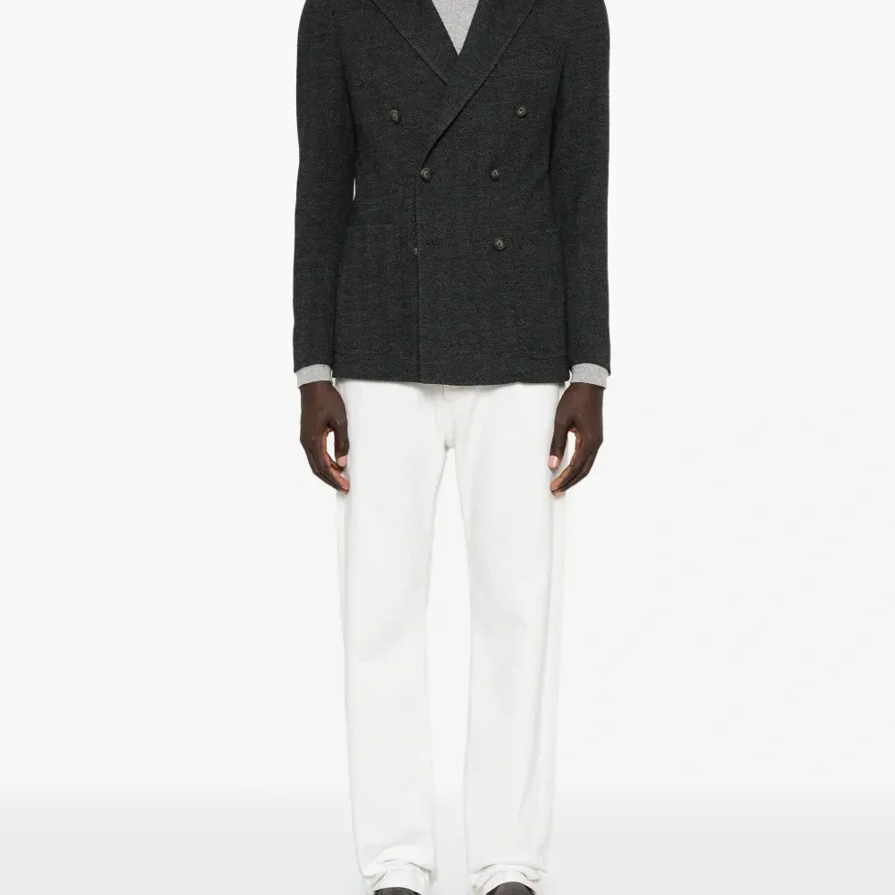 Пиджак с узором в елочку