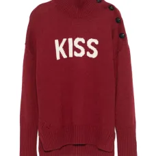 Свитер вязки интарсия