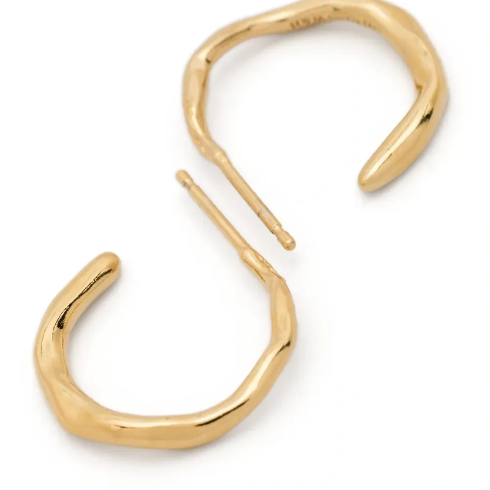 Серьги-кольца Organic