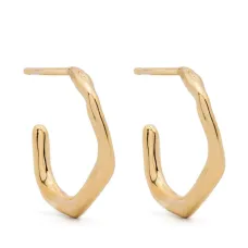 Серьги-кольца Organic