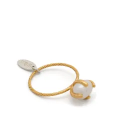 Кольцо Twisted с жемчугом