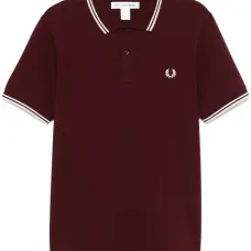 Рубашка поло с вышитым логотипом из коллаборации с Fred Perry