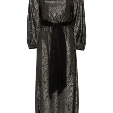 Платье макси в ломаную клетку