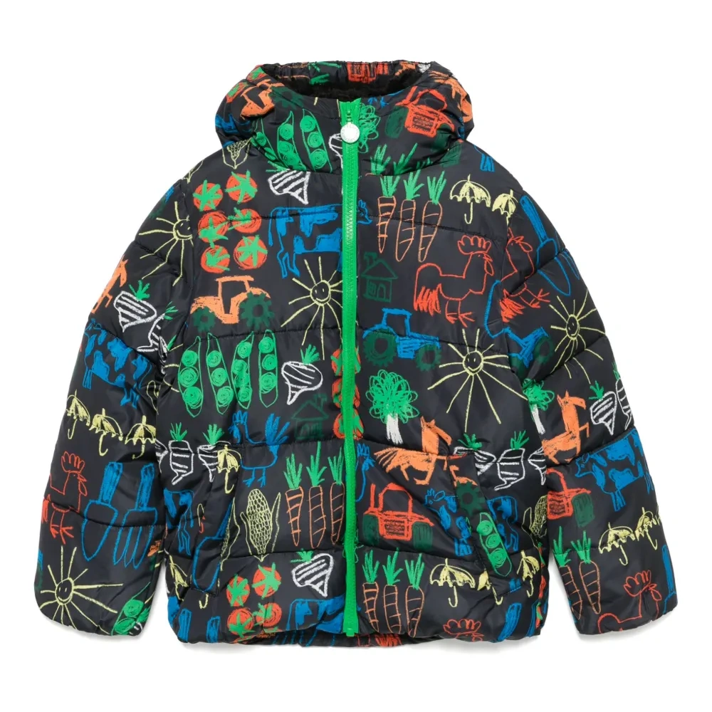 Пуховик с графичным принтом Пуховик с графичным принтом