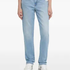 Джинсы с нашивкой-логотипом