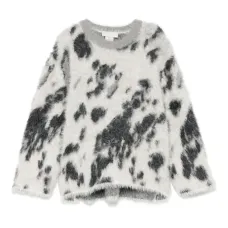 Свитер с анималистичным принтом