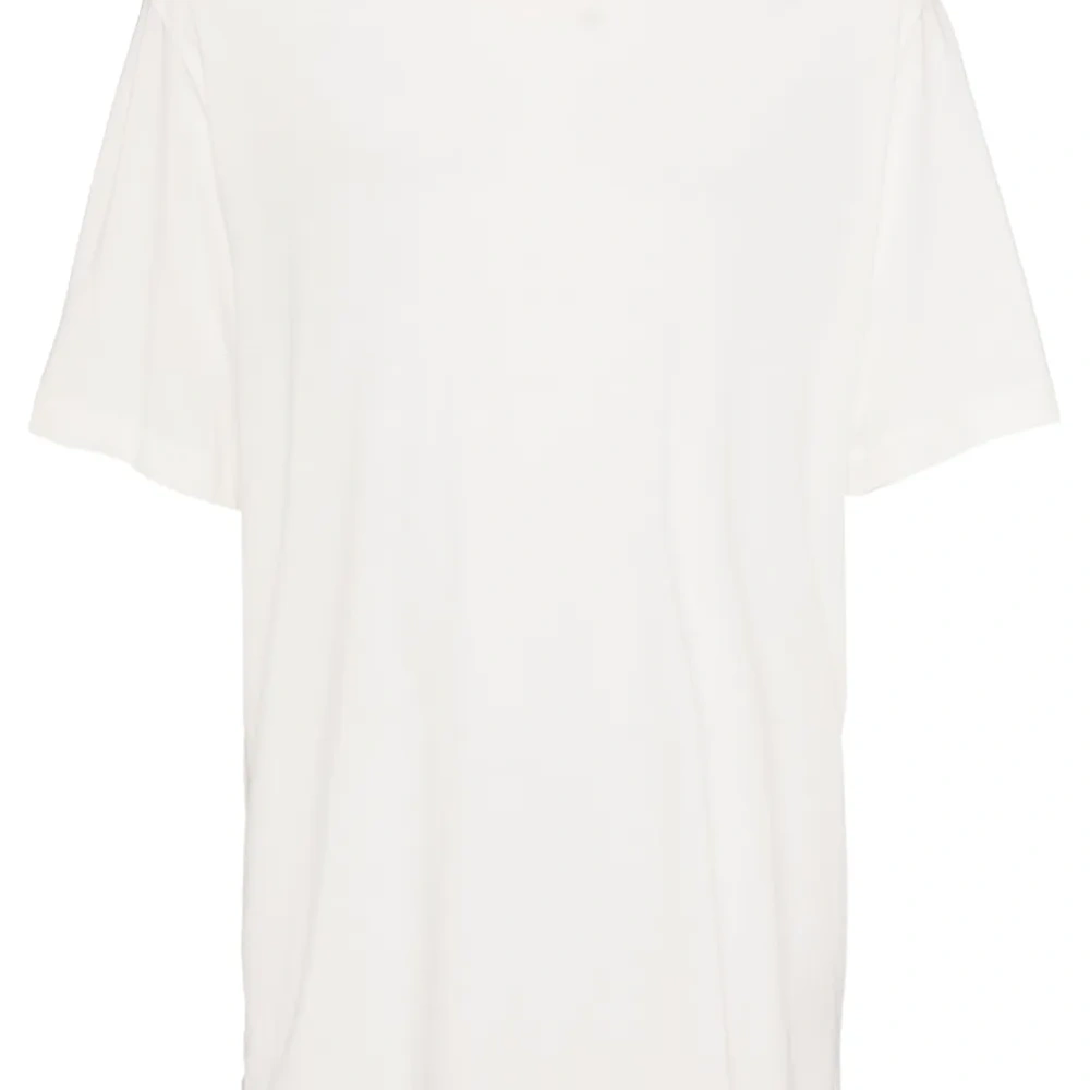 Футболка из джерси с круглым вырезом