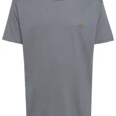 Футболка с круглым вырезом и вышитым логотипом