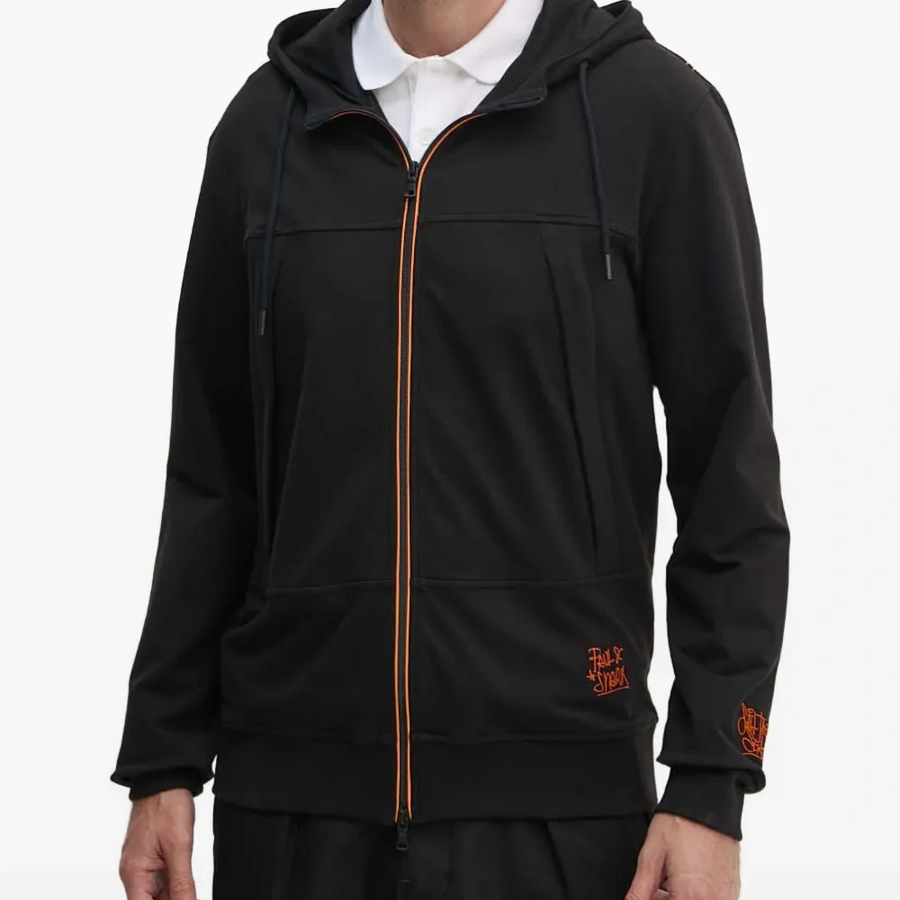 Худи на молнии со шнурком