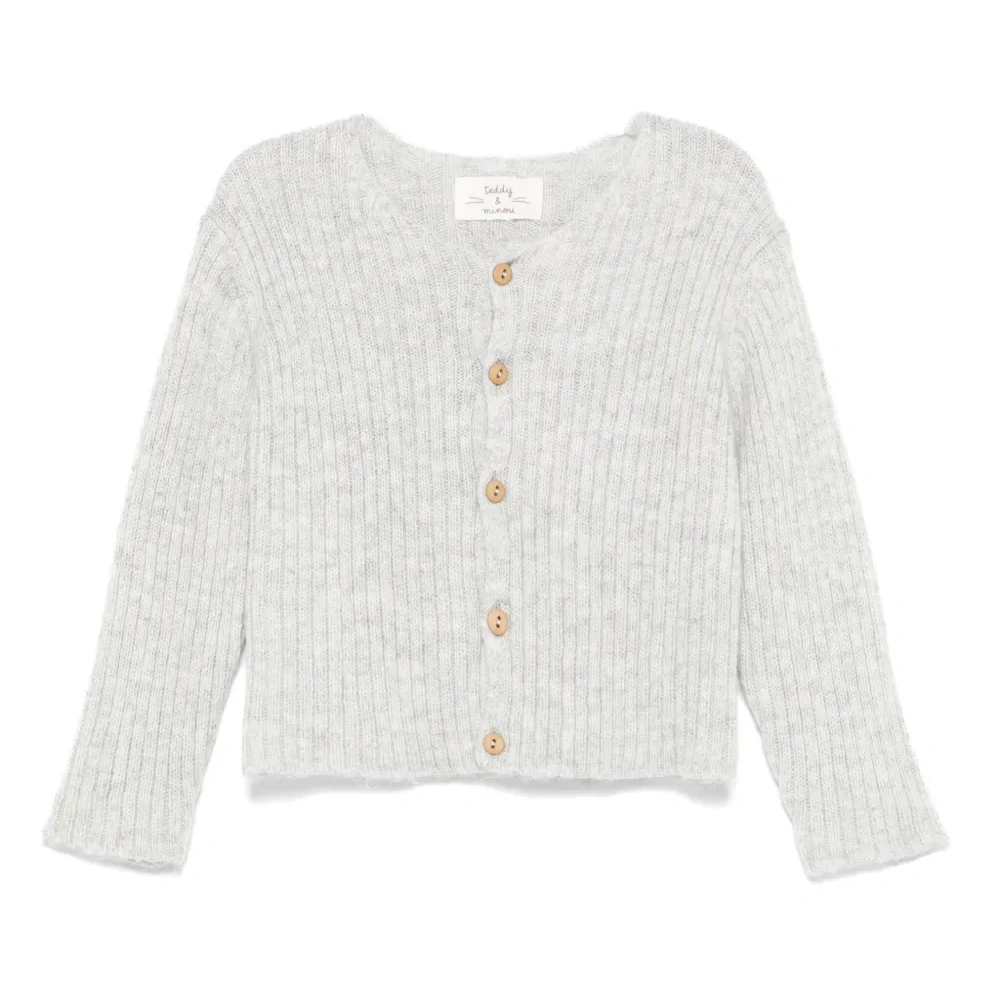 Кардиган в рубчик