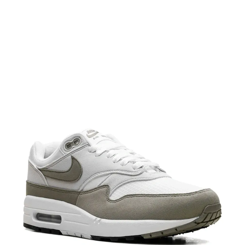 кроссовки Air Max 1 White/Ligth Army/Neutral Grey/Black