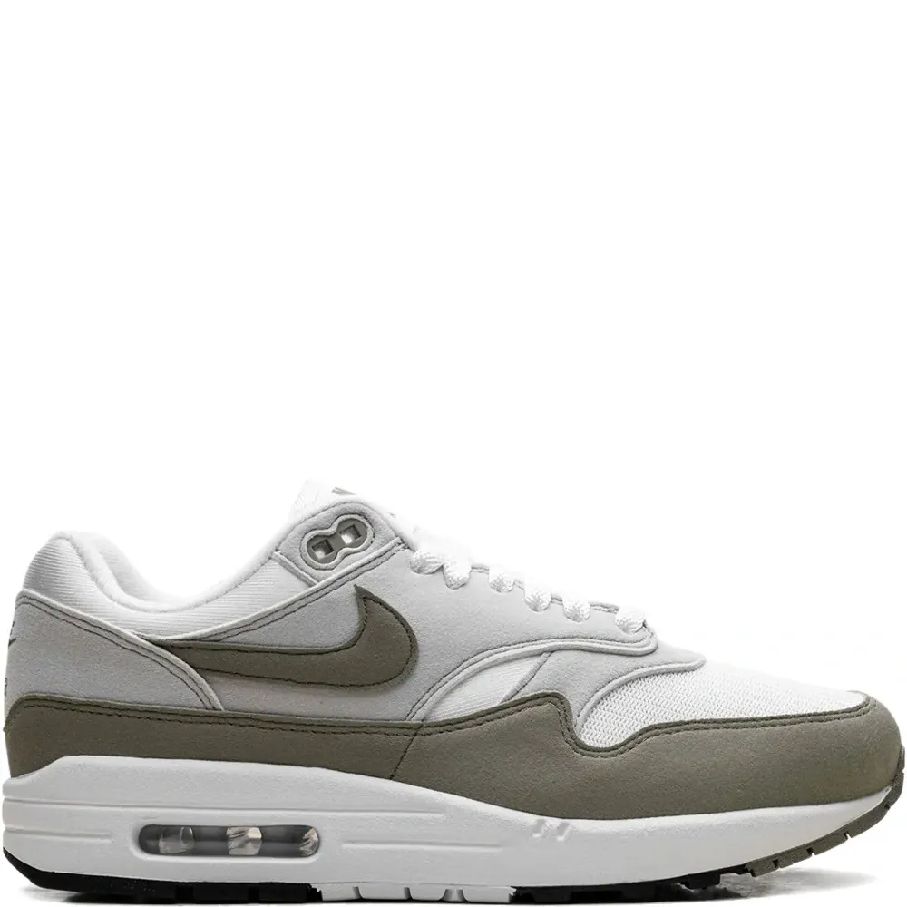 кроссовки Air Max 1 White/Ligth Army/Neutral Grey/Black