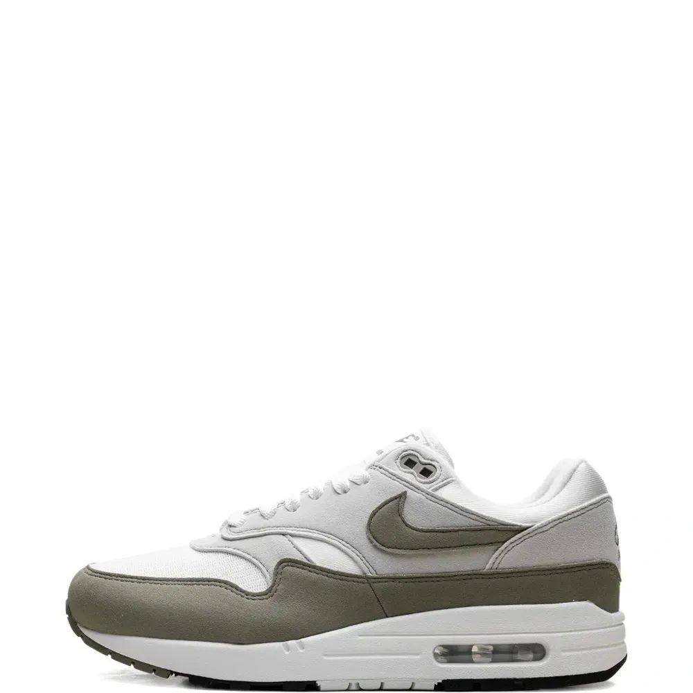 кроссовки Air Max 1 White/Ligth Army/Neutral Grey/Black