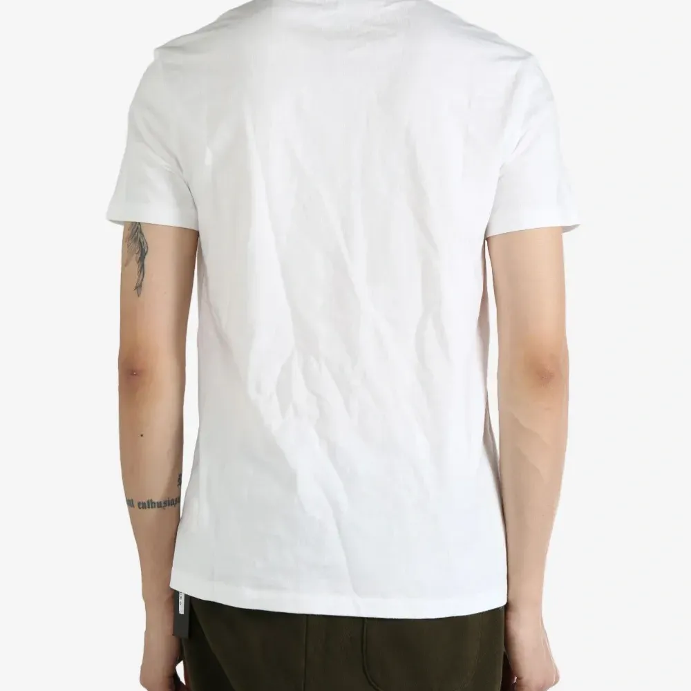 Хлопковая футболка с круглым вырезом