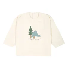 Футболка из органического хлопка с графичным принтом