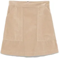 Вельветовая юбка мини