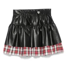 Юбка из искусственной кожи