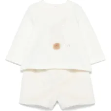 Комплект из футболки и шортов с принтом Комплект из футболки и шортов с принтом