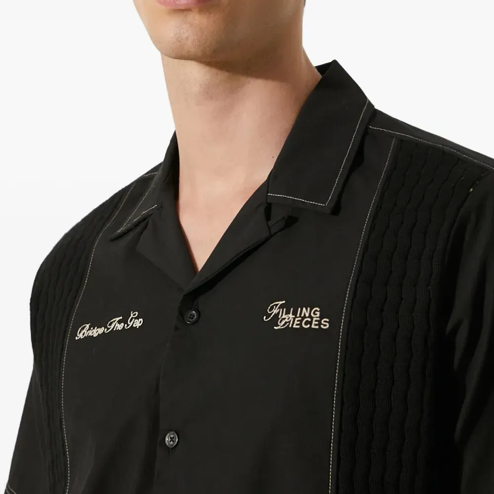 Вышитая текстурированная рубашка