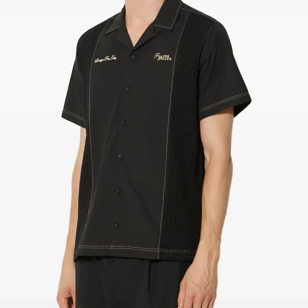 Вышитая текстурированная рубашка